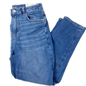 American Eagle Curvy Mom Jeans Stretch Size 12 NEW